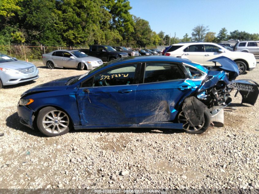 2017 FORD FUSION SE - 3FA6P0H74HR372630