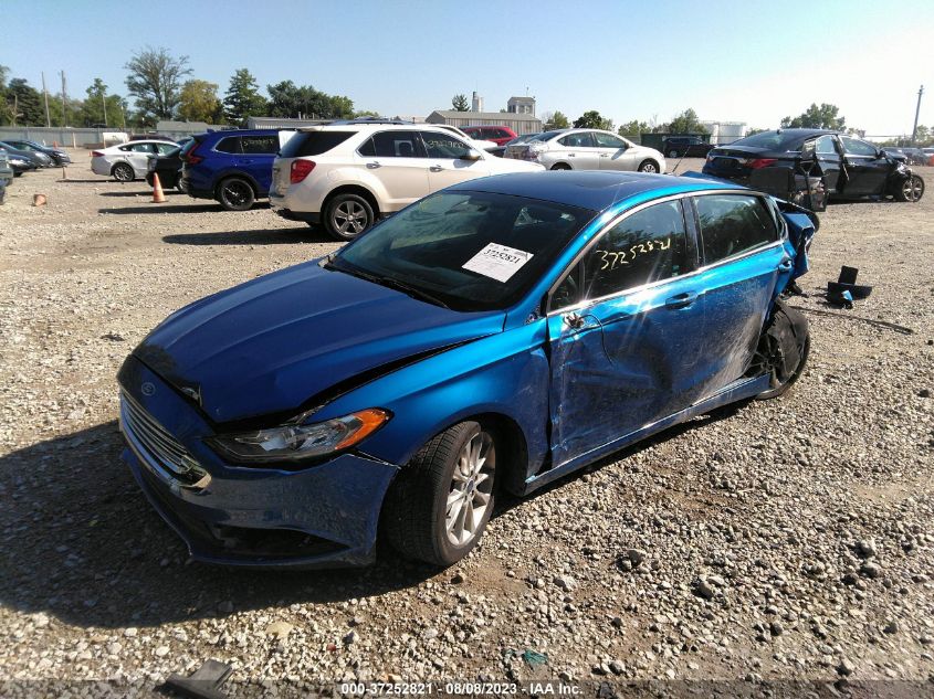 2017 FORD FUSION SE - 3FA6P0H74HR372630