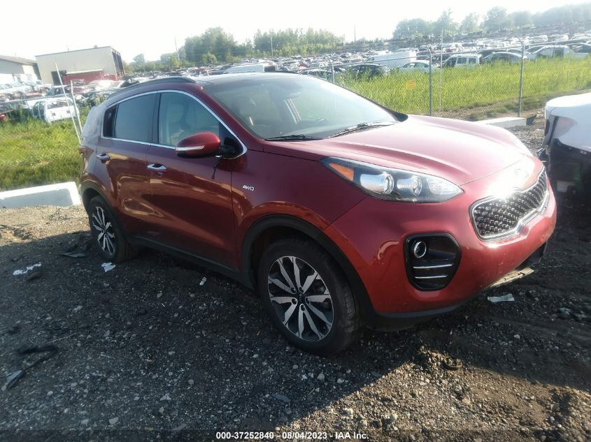2018 KIA SPORTAGE EX - KNDPNCAC9J7483149