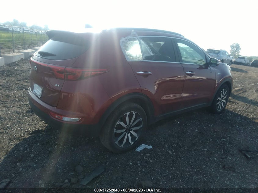 VIN KNDPNCAC9J7483149 2018 KIA SPORTAGE EX