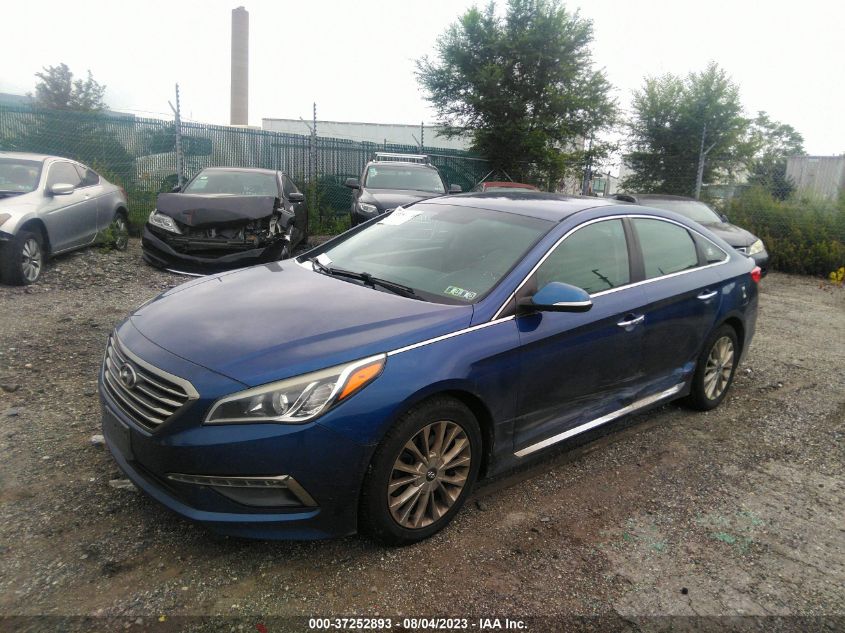 2015 HYUNDAI SONATA 2.4L LIMITED - 5NPE34AFXFH029766