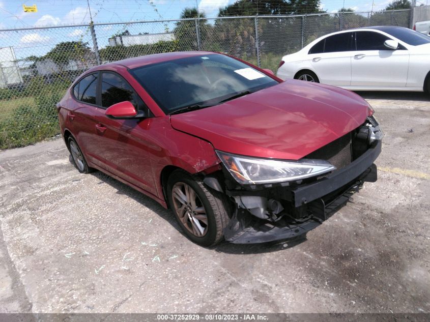 2019 HYUNDAI ELANTRA SEL/VALUE/LIMITED - KMHD84LF1KU743646