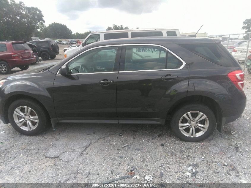 2016 CHEVROLET EQUINOX LS - 2GNFLEEK4G6205824
