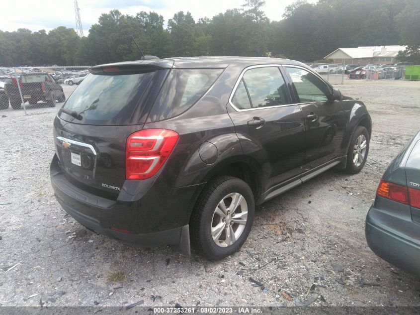 2016 CHEVROLET EQUINOX LS - 2GNFLEEK4G6205824