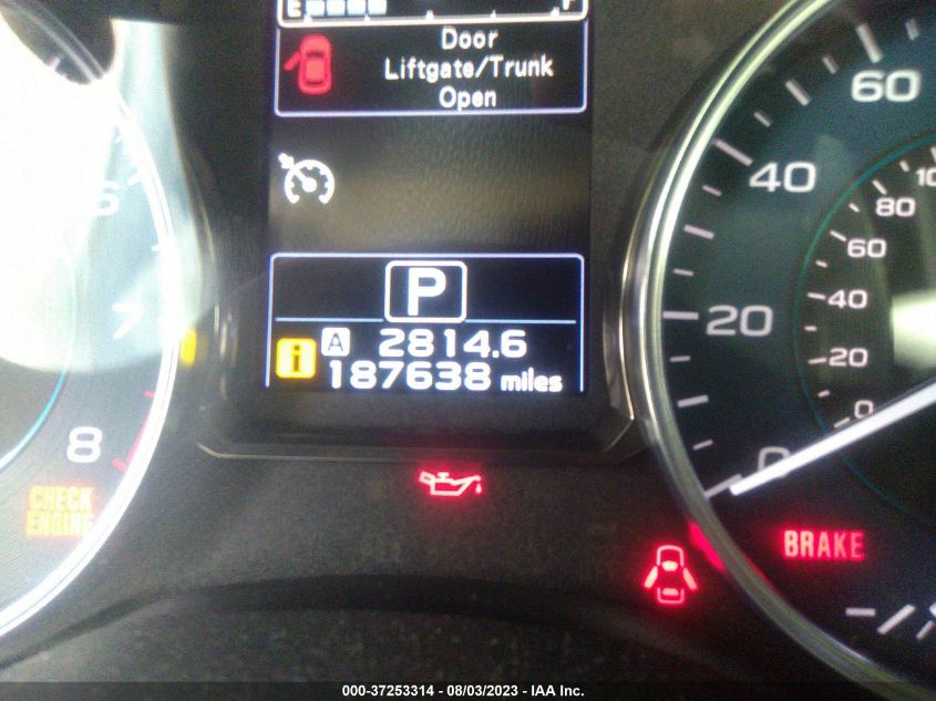 2015 SUBARU IMPREZA WAGON 2.0I SPORT LIMITED - JF1GPAW60F8232660