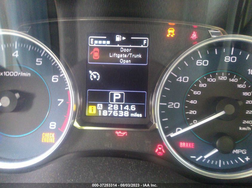 2015 SUBARU IMPREZA WAGON 2.0I SPORT LIMITED - JF1GPAW60F8232660