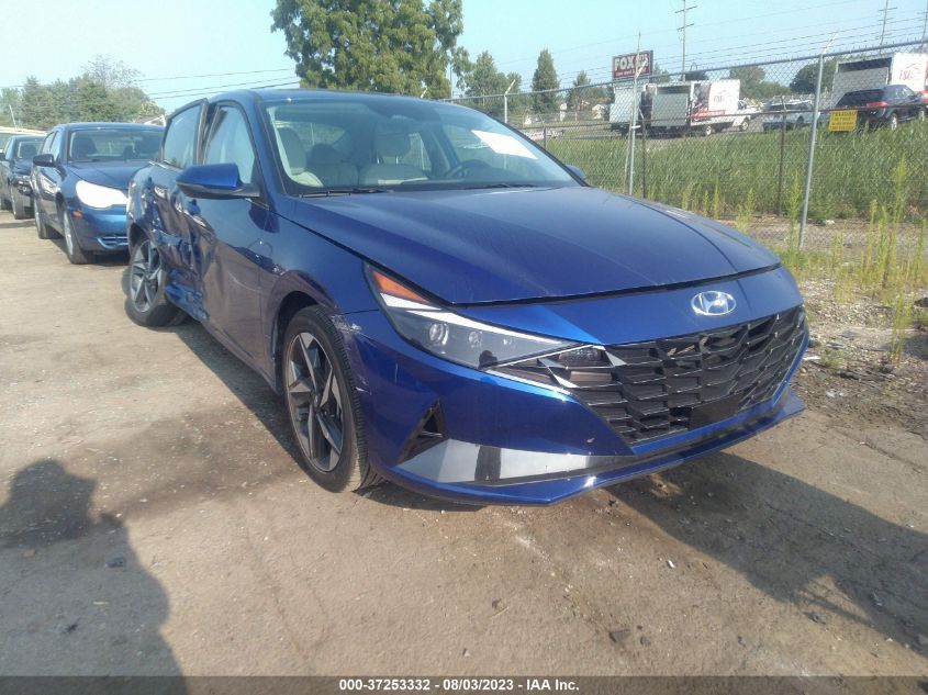 2022 HYUNDAI ELANTRA LIMITED - 5NPLP4AG7NH055163