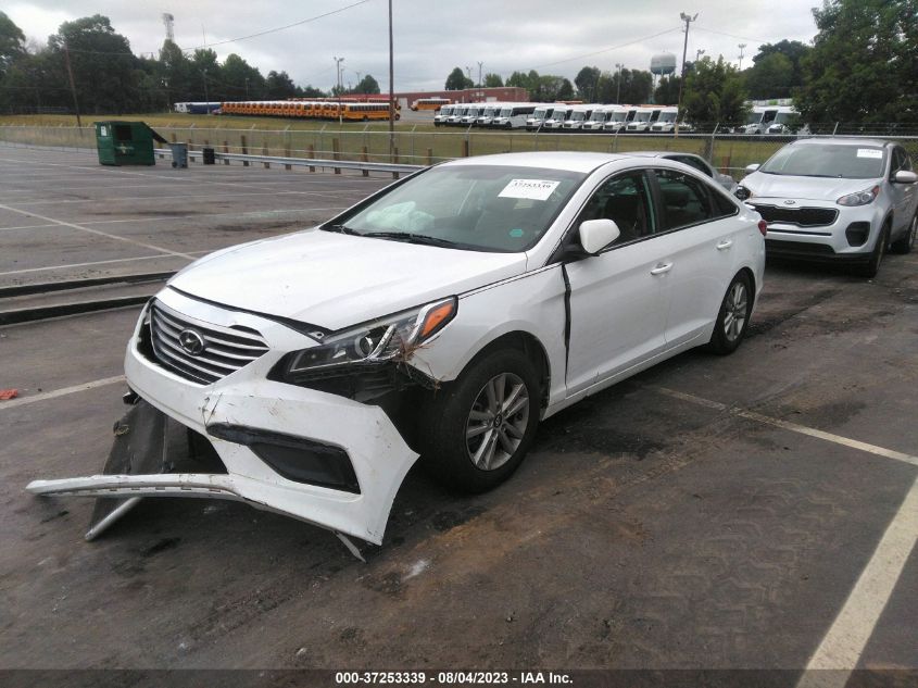 2017 HYUNDAI SONATA 2.4L - 5NPE24AF6HH520437