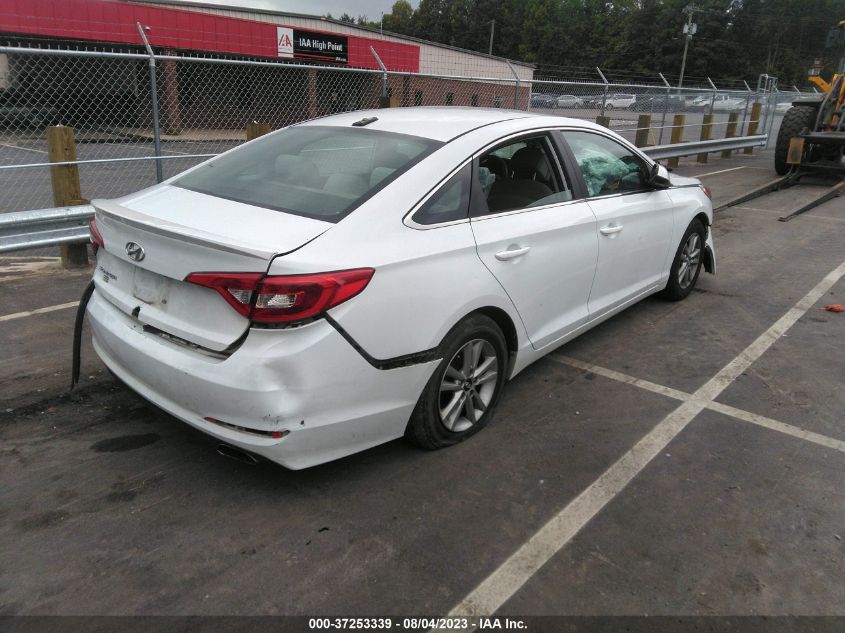 2017 HYUNDAI SONATA 2.4L - 5NPE24AF6HH520437