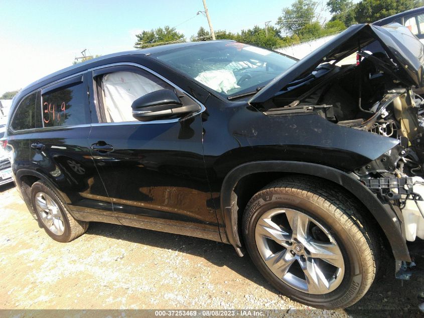 2014 TOYOTA HIGHLANDER LIMITED - 5TDDKRFH5ES028572