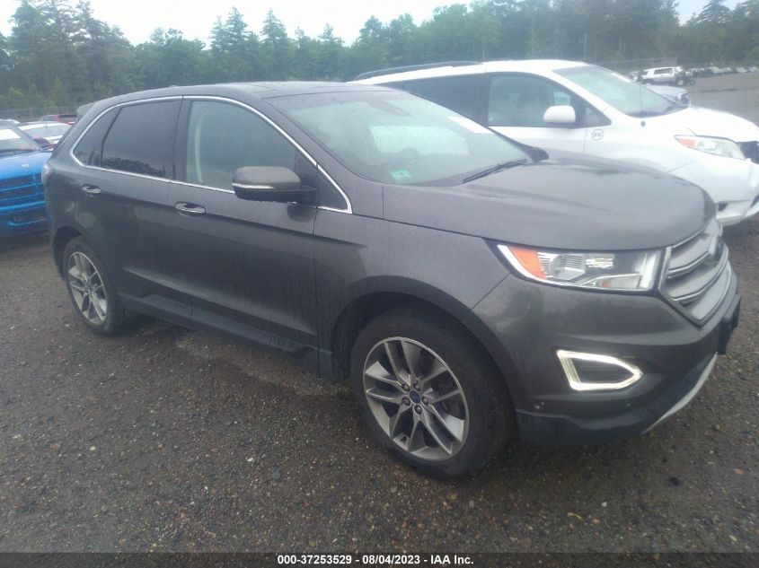2016 FORD EDGE TITANIUM - 2FMPK4K94GBB24918