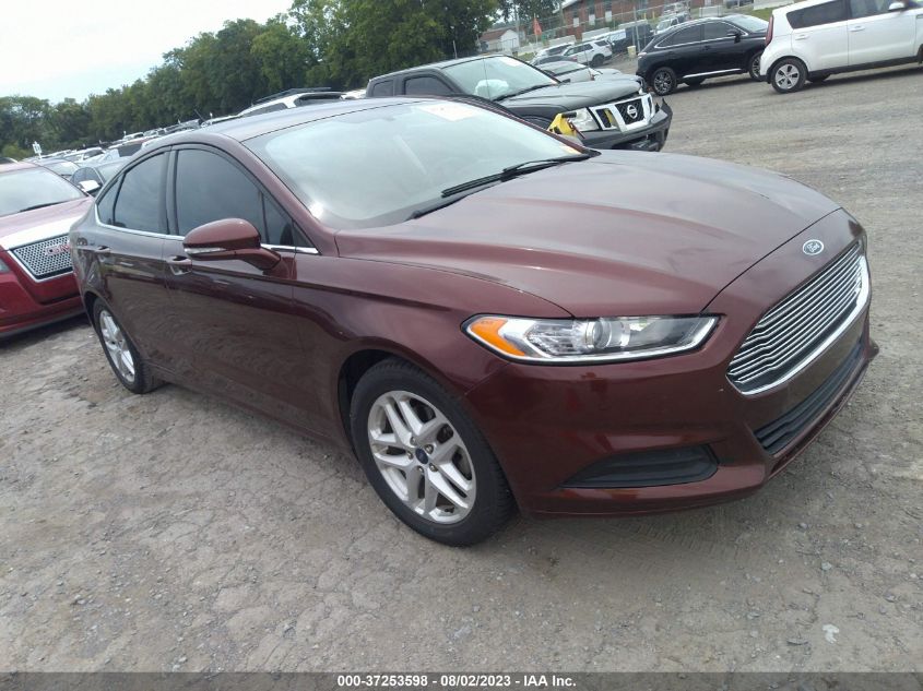 2016 FORD FUSION SE - 3FA6P0H70GR274483