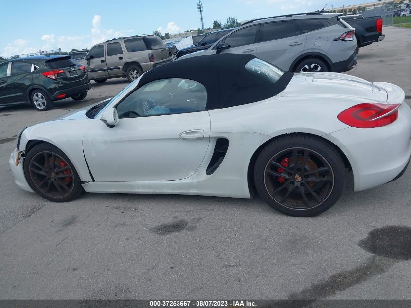 2013 PORSCHE BOXSTER S - WP0CB2A80DS133097