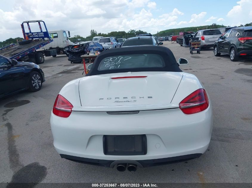2013 PORSCHE BOXSTER S - WP0CB2A80DS133097