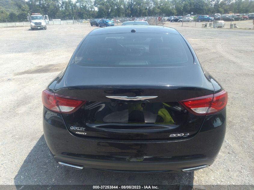 2015 CHRYSLER 200 S - 1C3CCCDG6FN624169
