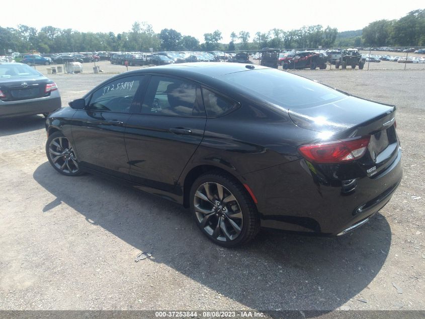 2015 CHRYSLER 200 S - 1C3CCCDG6FN624169