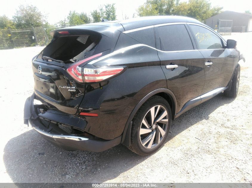 2015 NISSAN MURANO PLATINUM - 5N1AZ2MH0FN250772