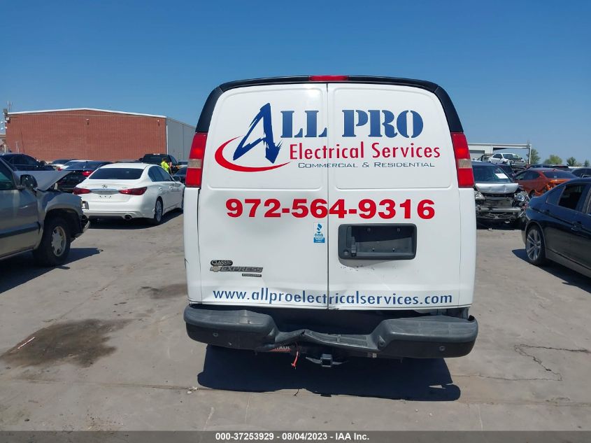2015 CHEVROLET EXPRESS 3500 WORK VAN 1GCZGUCG9F1261018