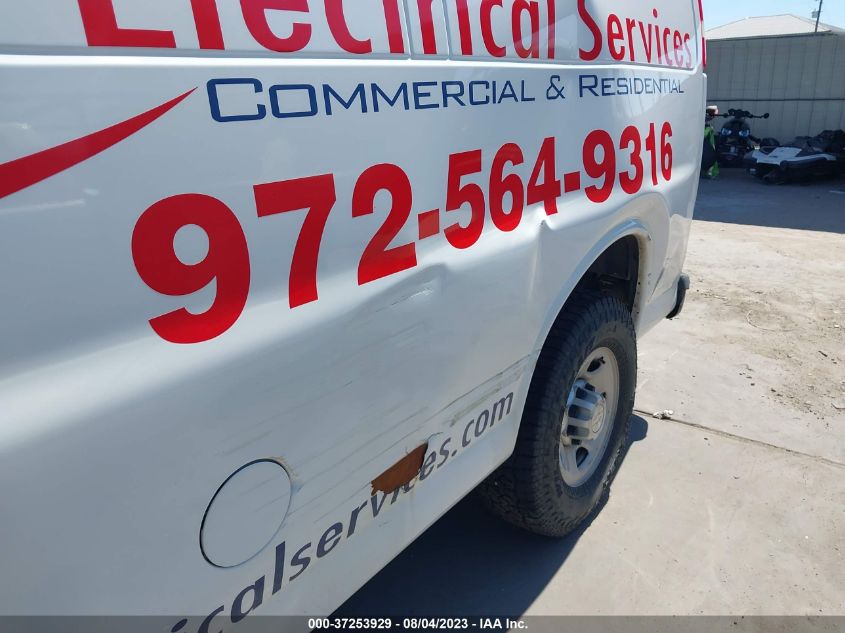 2015 CHEVROLET EXPRESS 3500 WORK VAN 1GCZGUCG9F1261018