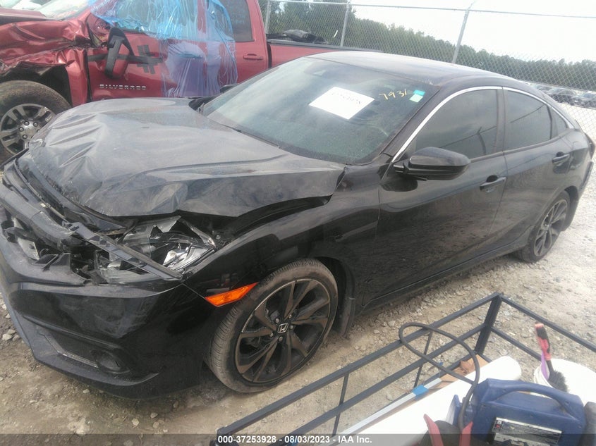 VIN 2HGFC2F8XMH527931 2021 HONDA CIVIC SEDAN SPORT
