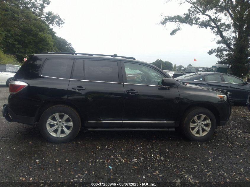 2013 TOYOTA HIGHLANDER - 5TDZA3EH9DS041069