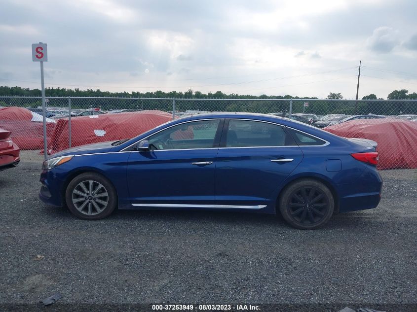 2016 HYUNDAI SONATA 2.4L LIMITED - 5NPE34AF3GH284602