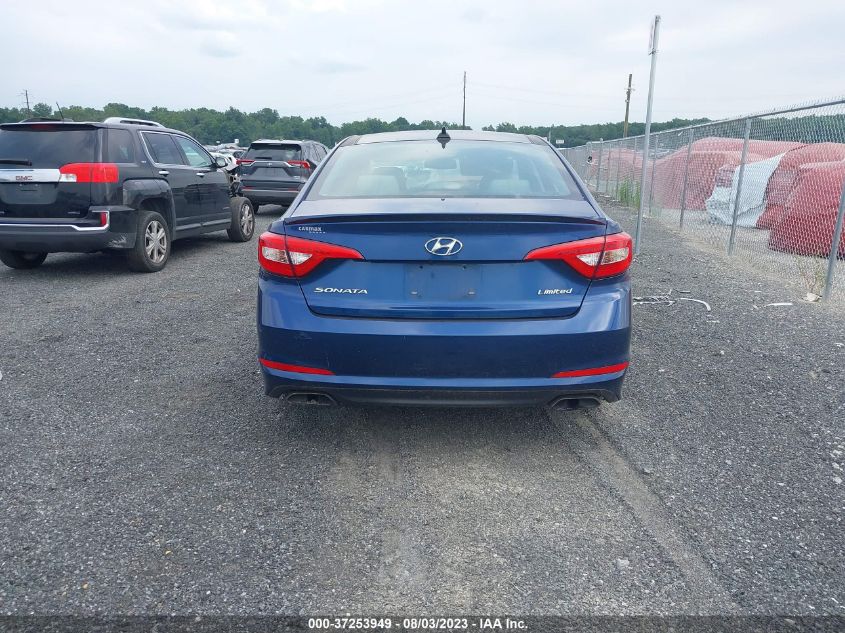 2016 HYUNDAI SONATA 2.4L LIMITED - 5NPE34AF3GH284602