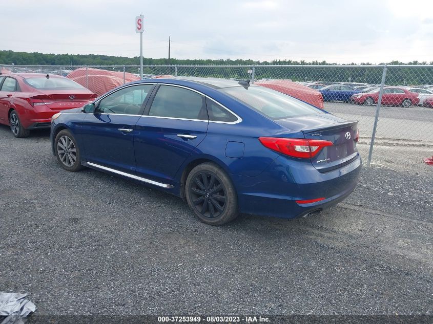 2016 HYUNDAI SONATA 2.4L LIMITED - 5NPE34AF3GH284602