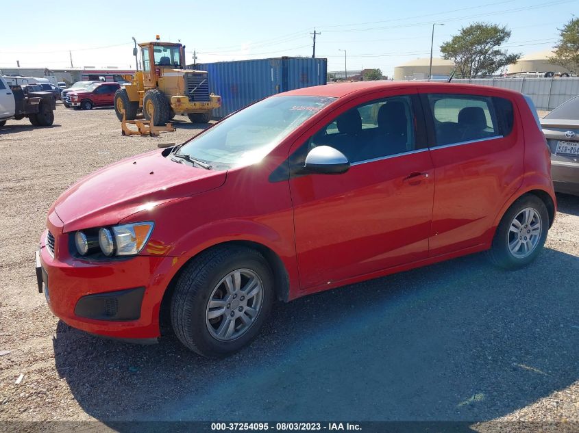 2013 CHEVROLET SONIC LT - 1G1JC6SH1D4219400
