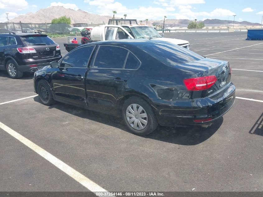 2015 VOLKSWAGEN JETTA SEDAN 2.0L S - 3VW2K7AJ0FM303317