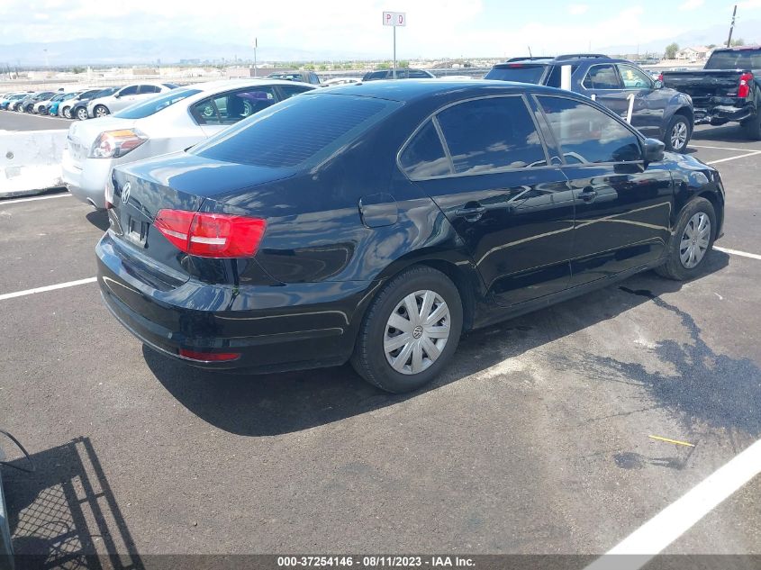 2015 VOLKSWAGEN JETTA SEDAN 2.0L S - 3VW2K7AJ0FM303317