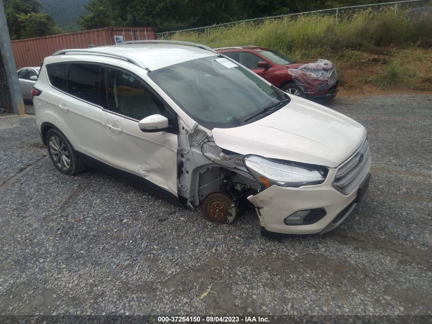 2017 FORD ESCAPE TITANIUM - 1FMCUOJD7HUC93317