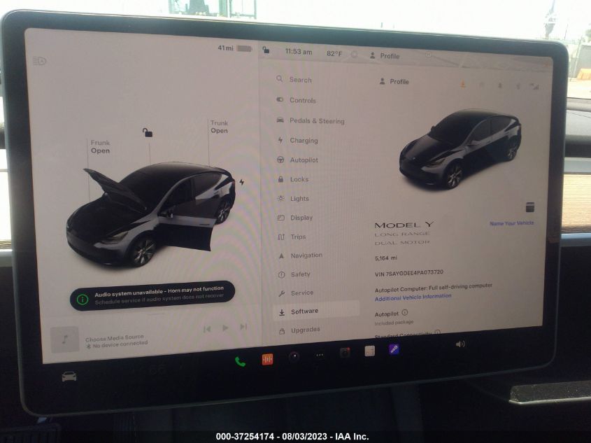 2023 TESLA MODEL Y LONG RANGE - 7SAYGDEE4PA073720