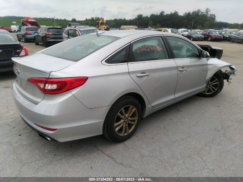 2016 HYUNDAI SONATA 2.4L SE - 5NPE24AF4GH340923