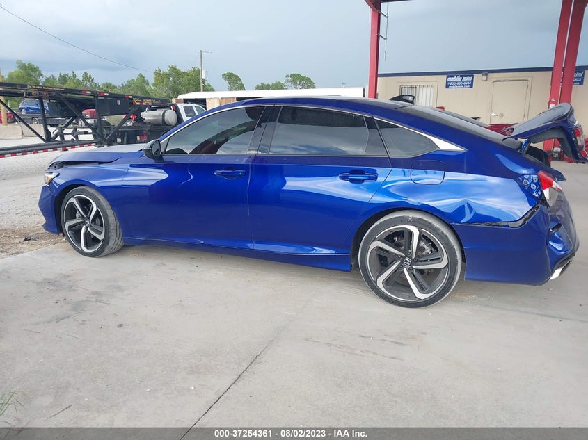 VIN 1HGCV1F35MA124580 2021 HONDA ACCORD SEDAN SPORT
