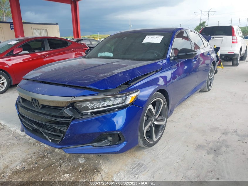 VIN 1HGCV1F35MA124580 2021 HONDA ACCORD SEDAN SPORT