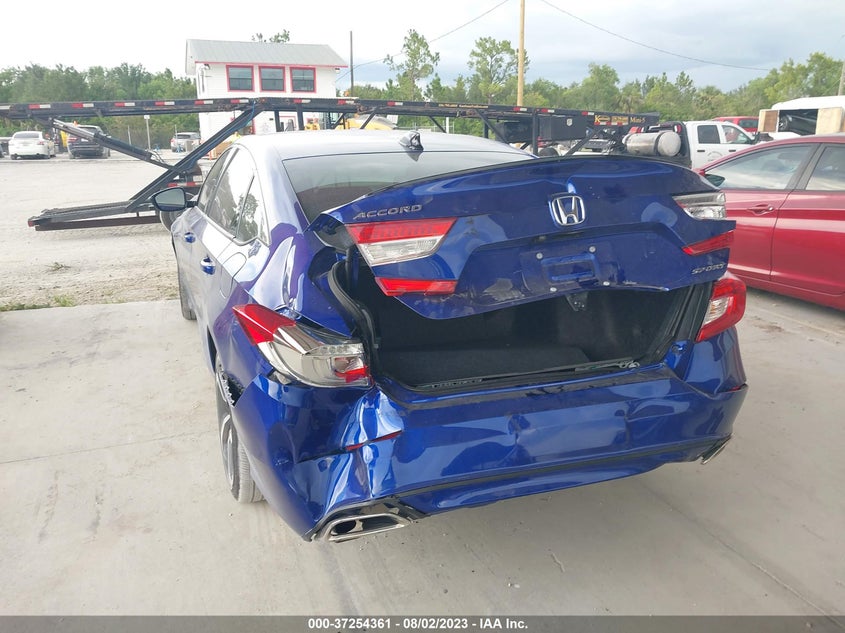 VIN 1HGCV1F35MA124580 2021 HONDA ACCORD SEDAN SPORT