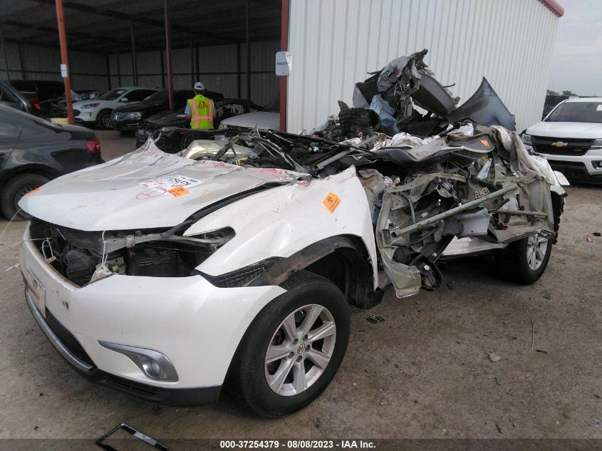 2013 TOYOTA HIGHLANDER - 5TDZK3EH4DS104737