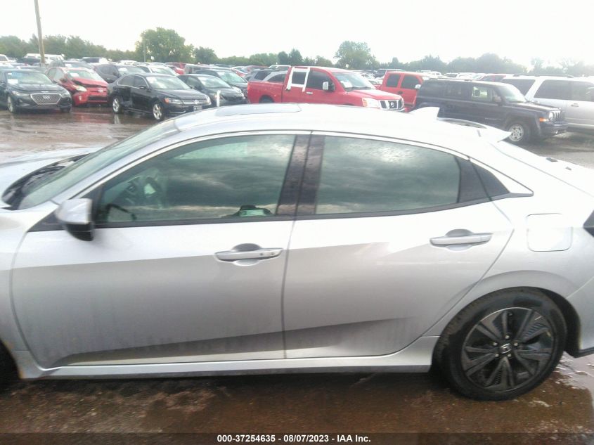 2018 HONDA CIVIC HATCHBACK EX-L NAVI - SHHFK7H73JU233418