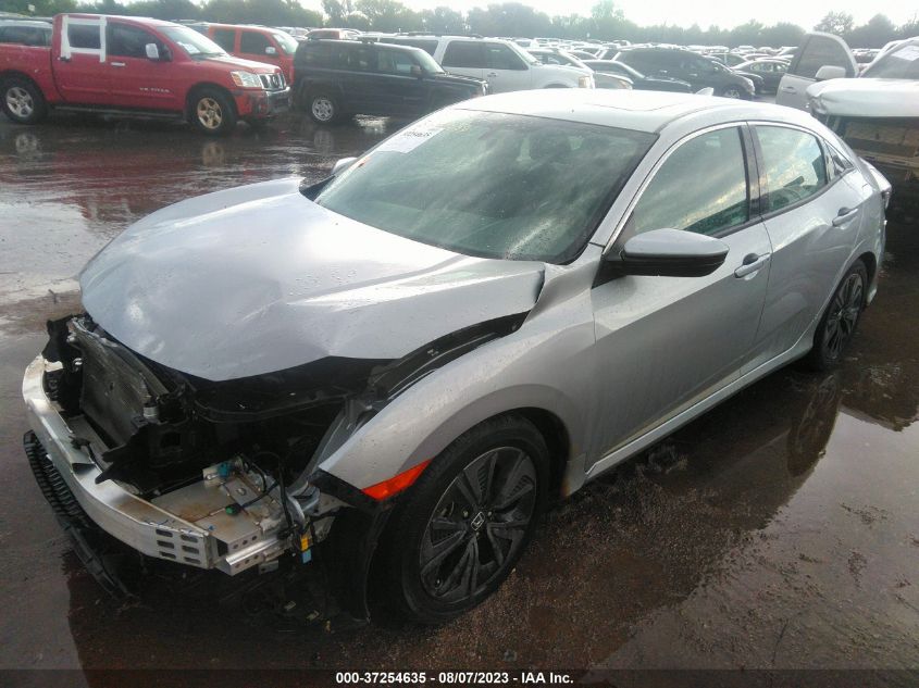 2018 HONDA CIVIC HATCHBACK EX-L NAVI - SHHFK7H73JU233418