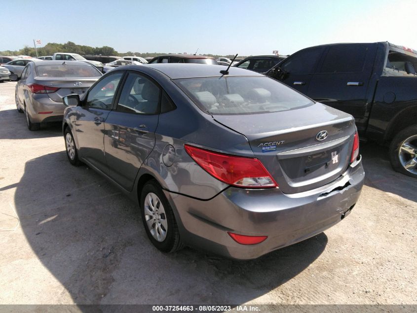2016 HYUNDAI ACCENT SE - KMHCT4AE6GU016692