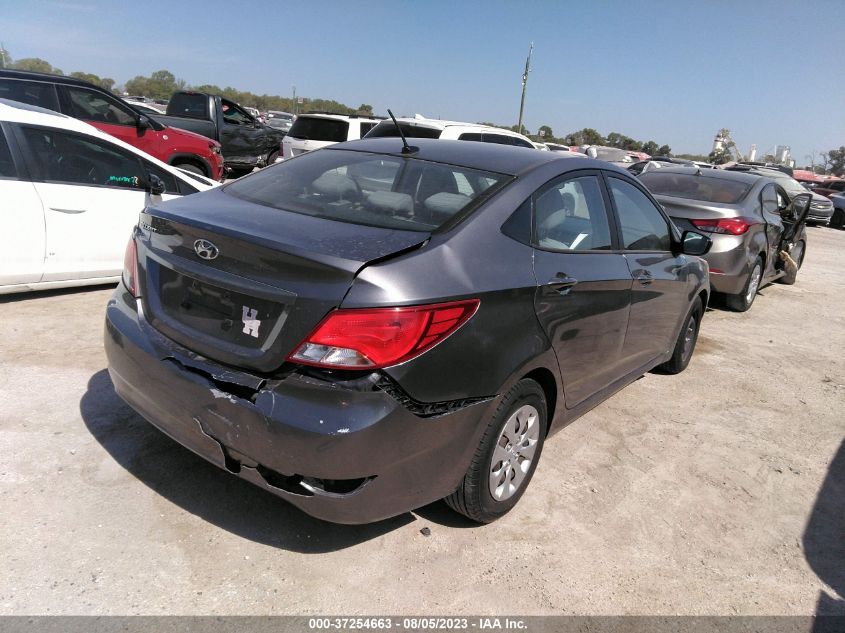 2016 HYUNDAI ACCENT SE - KMHCT4AE6GU016692