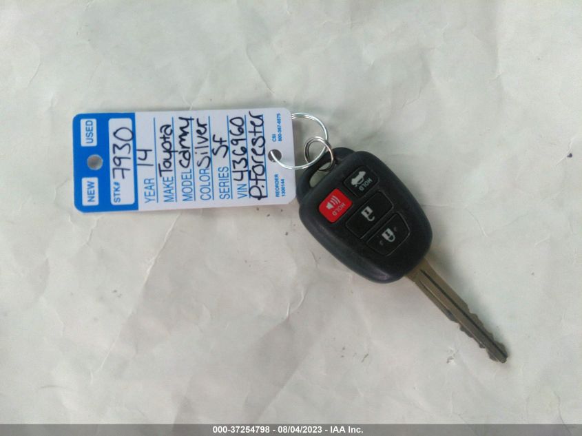 2014 TOYOTA CAMRY L/LE/XLE/SE/SE SPORT - 4T4BF1FK8ER436960