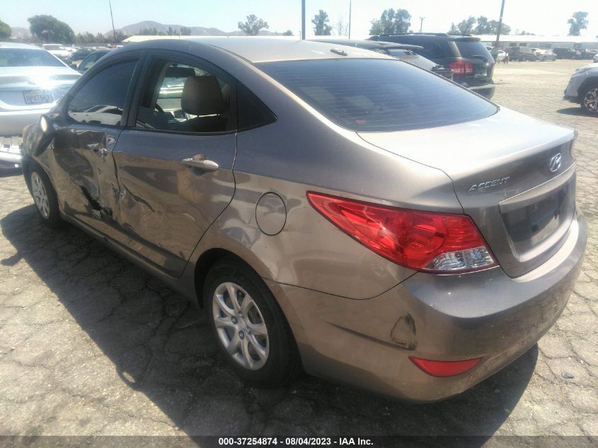 2013 HYUNDAI ACCENT GLS/GS - KMHCT4AE0DU538388