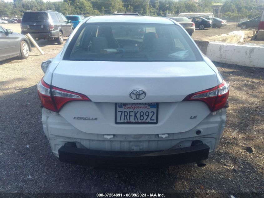 2016 TOYOTA COROLLA L/LE/S/S PLUS/LE PLUS - 5YFBURHE5GP459462