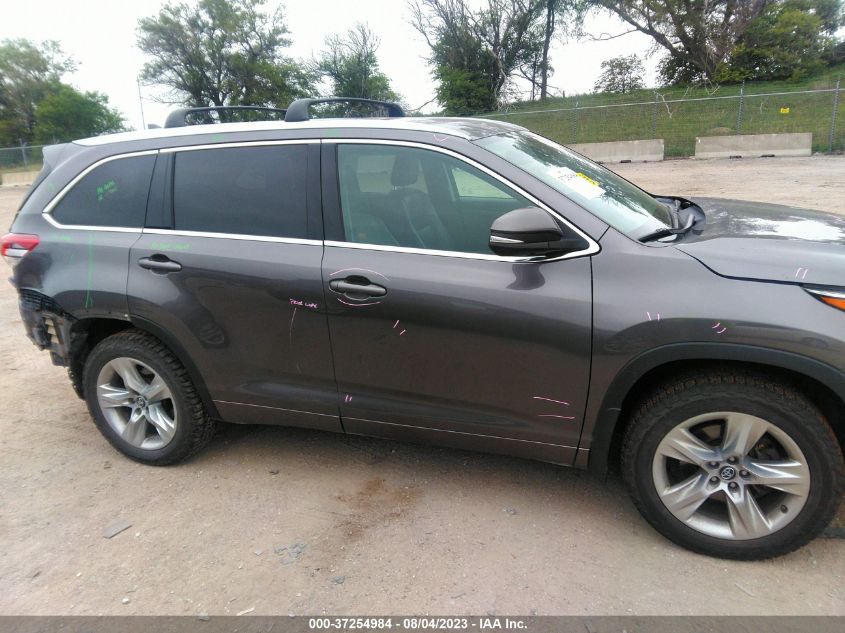 VIN 5TDDZRFHXHS451597 2017 TOYOTA HIGHLANDER LIMITED