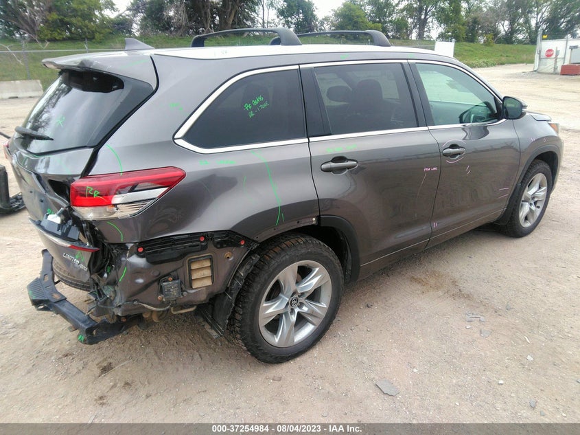 VIN 5TDDZRFHXHS451597 2017 TOYOTA HIGHLANDER LIMITED