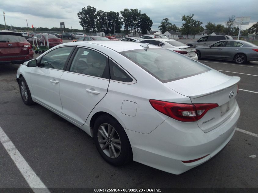 2017 HYUNDAI SONATA 2.4L - 5NPE24AF4HH476633