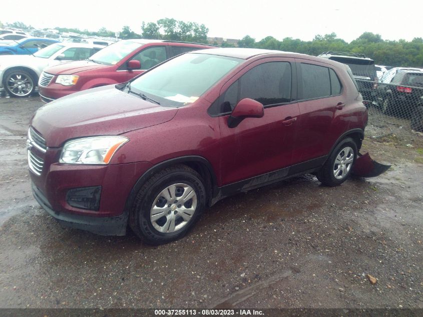2016 CHEVROLET TRAX LS - 3GNCJKSB0GL258480