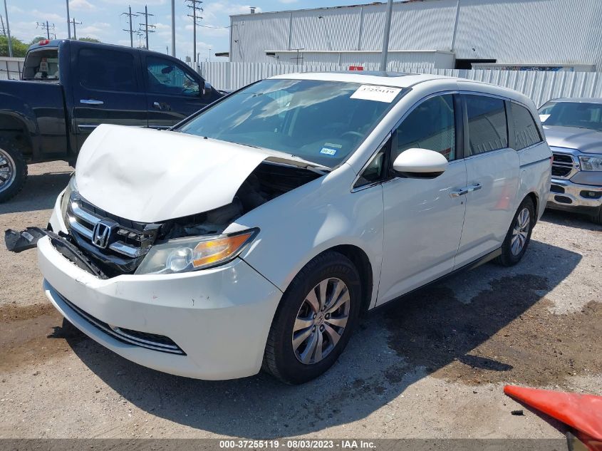 2016 HONDA ODYSSEY EX-L - 5FNRL5H68GB014020